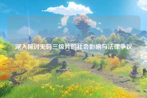 深入探讨无码三级片的社会影响与法律争议